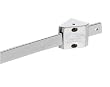 The ARC Curved Shower Bar, Chrome