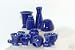 Dollhouse Miniature Porcelaine 11 piece Vase Set