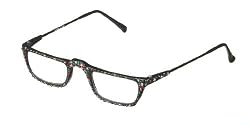 "Pave Holiday" Reading Glasses Hand-Painted and Hand-Embellished with SWAROVSKI Crystals (+0.00 - +3.00)