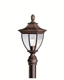 Kichler Lighting 9562TZG Amesbury PostTop Post Mount Light, Tannery Bronze