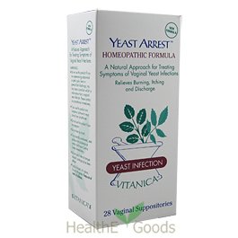 Yeast Arrest - 14 Suppositories for Vaginal Yeast Infections