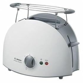 Bosch TAT6101GB 2 Slice Toaster White