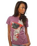 Tank Theory - Tank Theory The Sunglasses Girl T-Shirt in Dark Purple,T-shirts for Women