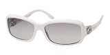 Authentic Bvlgari BV 8021B 740/11 White Gray Gradient Swaroski Rhinestone Sunglasses
