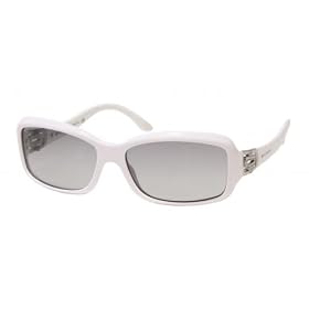 Authentic Bvlgari BV 8021B 740 11 White Gray Gradient Swaroski Rhinestone Sunglasses