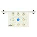 Leviton 47690-8C2 1X8 Passive Video Splitter Module, White