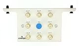 Leviton 47690-8C2 1X8 Passive Video Splitter Module, White