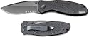 Kershaw Ken Onion Black Blur Serrated Folding Knife with Speed Safe