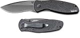 Kershaw Ken Onion Black Blur Serrated Folding Knife with Speed Safe by Kershaw