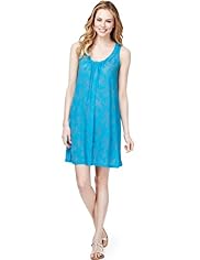 Burnout Tree Print Vest Dress
