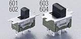 エスコ 2極双投 小型 スライドスイッチ 125V 6A EA940DH-603