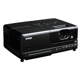 EpsonMovieMate 55 Portable 3LCD Home Theater Projector with Built In DVD Player Deal