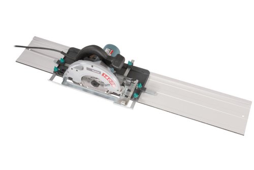 Wolfcraft 6910000 1 FKS 115 - Führungsschiene für Handkreissägen. Inklusive 2 Zwingen. 1150 x 220 x 3