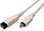 Cables Unlimited 10-Feet 9-Pin to 4-Pin IEEE 1394B Bilingual Firewire 800 Cable (MSC514010)