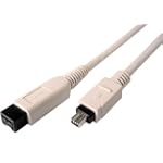 SAVE $24.95 - Cables Unlimited 6-Feet 9-Pin to 4-Pin IEEE 1394B Bilingual Firewire 800 Cable (MSC514006) $15.04