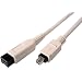 Cables Unlimited 6-Feet 9-Pin to 4-Pin IEEE 1394B Bilingual Firewire 800 Cable (MSC514006)