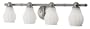Checkolite 9644-71 Price Pfister Treviso Collection 4-Light Vanity, Brush Nickel