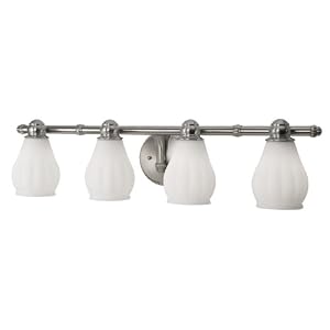 Checkolite 9644-71 Price Pfister Treviso Collection 4-Light Vanity, Brush Nickel by Checkolite