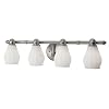 Checkolite 9644-71 Price Pfister Treviso Collection 4-Light Vanity, Brush Nickel