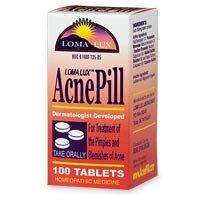AcnePill - Loma Lux Homeopathic Medicine Tablets,100 ea