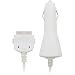 Apple iPhone- 4S / 4 / 3GS / 3G / iPod In Car Charger - White