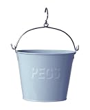 Outdoor Living : Blue Enamel Metal Peg Bucket