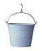 Blue Enamel Metal Peg Bucket