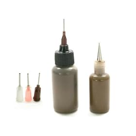 Beachcombers! Henna Temporary Tattoo Body Art Applicator Bottle Set 5 Moroccan Blunt Needle Style & 1 Metal Tip Style