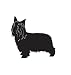 Companion Dog Pet Australian Silky Terrier Car Truck Vehicle Bumper Helmet Decal Sticker Wall Art Laptop Design Skin Stickers