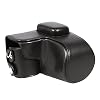 Kameratasche PU Leder Tasche Set f. Samsung NX 1000 Kamera schwarz 20-50mm Zoom