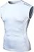 TM-R15-WHTZ_X-Large j-2XL Tesla Men's Cool Dry Compression Baselayer Sleeveless R15