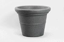 *20 BLK GRANITE ROUND PLNTER)4 - 20 Inch - Black