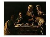 Supper at Emmaus, 1606 Art Giclee Poster Print by Caravaggio, 32x24