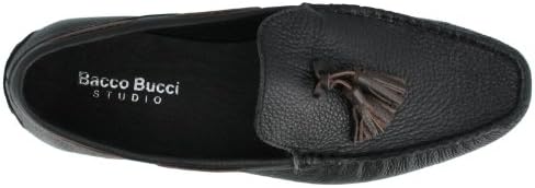 Men's Bacco Bucci, Schilling Tassel Slip-on Loafers BLACK BROWN 8.5 M