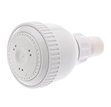 Waterpik Water Massage 3-Mode Fixed-Mount White Showerhead #JM-321