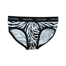 Calvin Klein men's 365 zebra hip brief