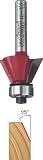 Freud 40-102 25 Degree Chamfer Bit with 1/4-Inch Shank