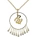 Rocawear Gold Tone Rw Flame Logo Necklace