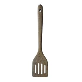 T&G Good Housekeeping Spatula With Slots In Beech 30cm