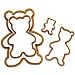 Kitchen & Housewares : Teddy Bear Cookie Cutter Set