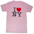 ADULT/CHILD PINK HEAVY COTTON I LOVE NY T-SHIRT
