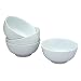 BIA Cordon Bleu 24-Ounce White Porcelain Chowder Bowls, Set of 4