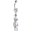 Stitched Up Voo Doo Doll Belly Ring