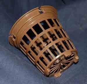 Net Cups 3 inch, Brown Round, Heavy Duty