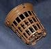 Round Net Pots 3 inch, Brown Heavy Duty