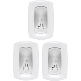 GE 10184 Xenon 3 Light Fixture, Plug-Inch With Off Low Switch Plastic by General Electric