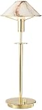Holtkoetter Polished Brass Marble Glass Desk Lamp