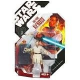 Star Wars Saga 2008 30th Anniversary Wave 1 Action Figure Obi-Wan Kenobi On Lava Platform