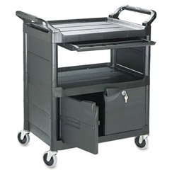 B;ack Heavy Duty Polypropylene Utility Cart