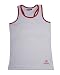 Celeritas Sports White/Red Womens Racerback Gym Tank/ with Red Logo Item Number 90013